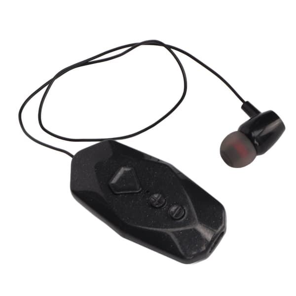 Clip-on trådløst høreapparat, enkelt øre, lang batteritid, strømdisplay, krave Bluetooth headset, kontor, forretning