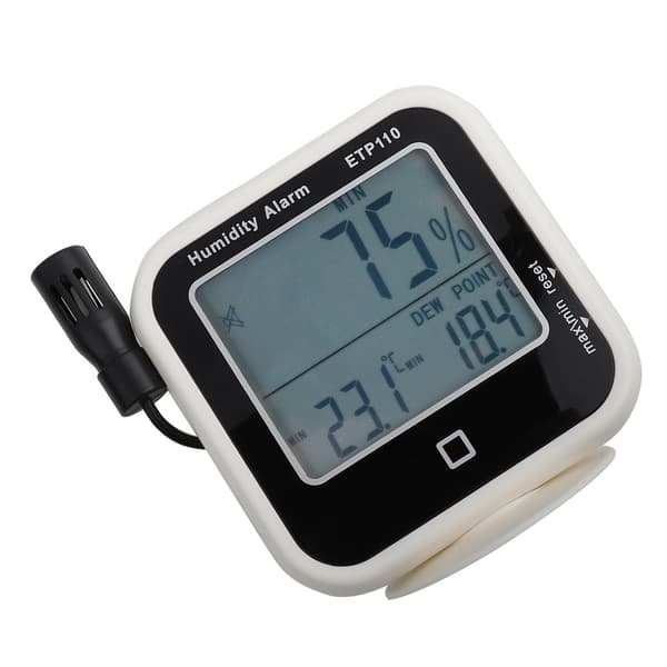 Digital termohygrometer - præcis luftfugtighedsmåler og dugpunktsmåler til hjemmet og laboratoriet
