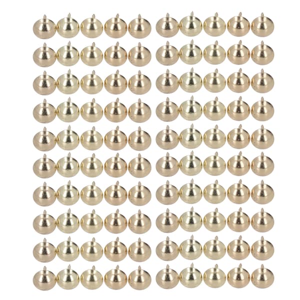 100 st Antika Guld Möbelspikar Dekorativa Möbelstift