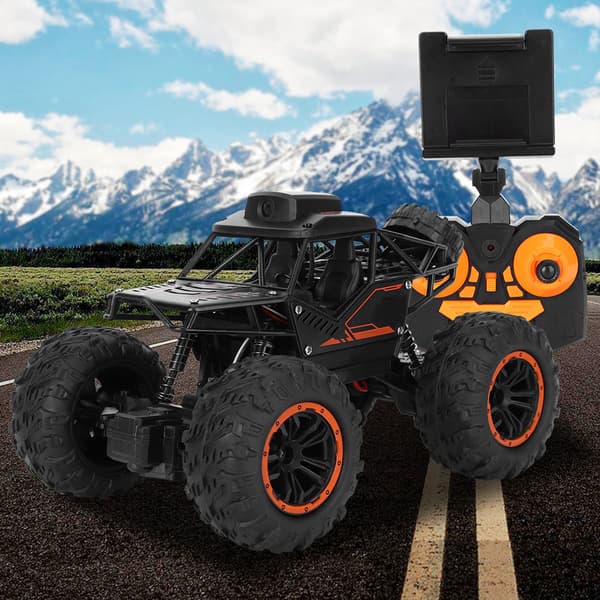 1:18 RC-auto WIFI-kameralla - Musta