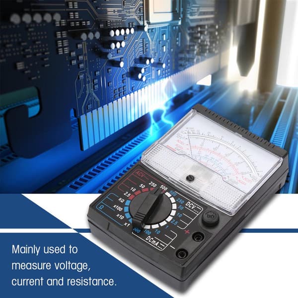 Analog Pointer Multimeter AC DC Spenning Motstandstester