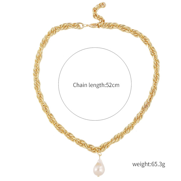 Kaulakoru Pearl Metallic Element Muotikorut B1878 N1903-2