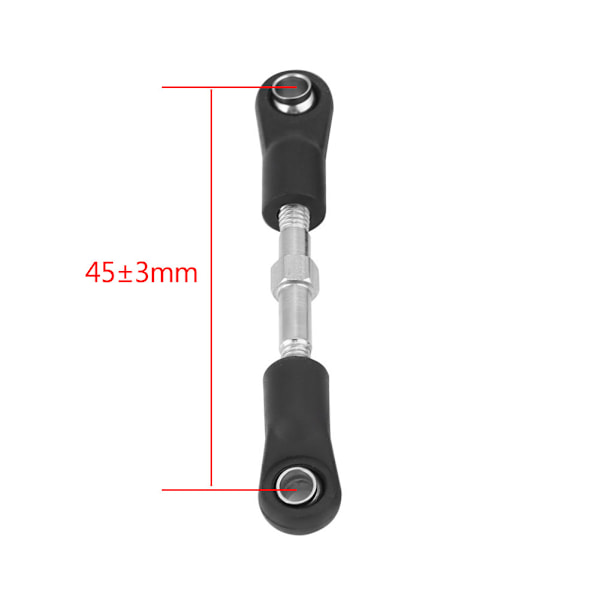 RC Bil Styrestang Servo Link Spænde Lænke - 2 stk/sæt (til ZD 1:16 modelbil)