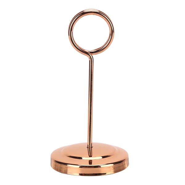 Bordnummerholder i Rustfrit Stål - Holdbar, Farvefast, Let - 10,5 cm - Rosenguld