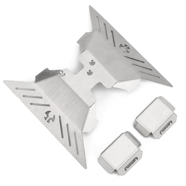 Skyddsplatta för chassi, fram- och bakaxlar, passar Axial Capra AXI232006 RC-bildelar
