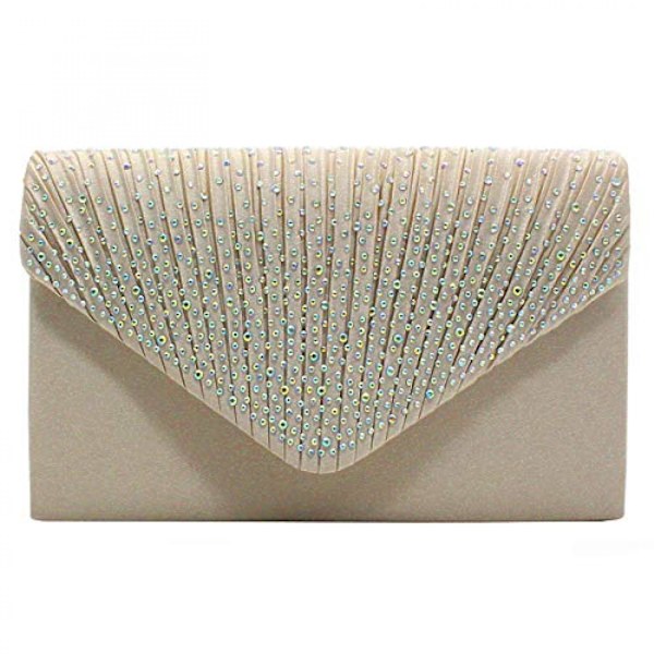 Damer Kvällsväskor Bröllopsväska Handväska A916-147 Beige