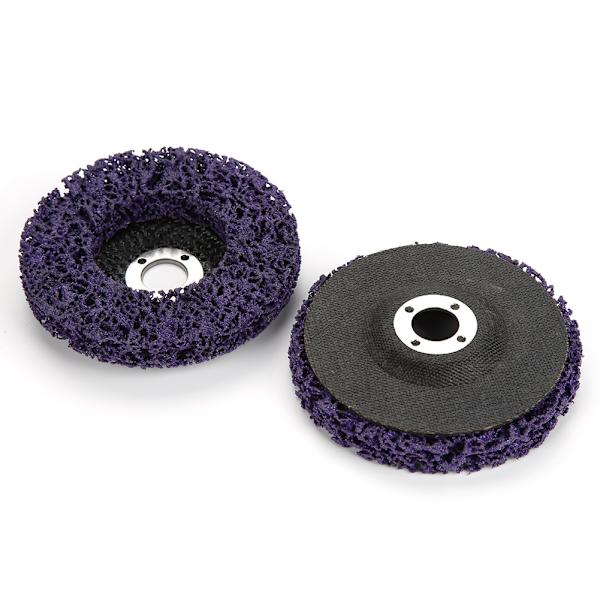 5-delt Poly Strip Skive Sæt 100 mm Diameter Ideel til Fjernelse af Maling og Rust