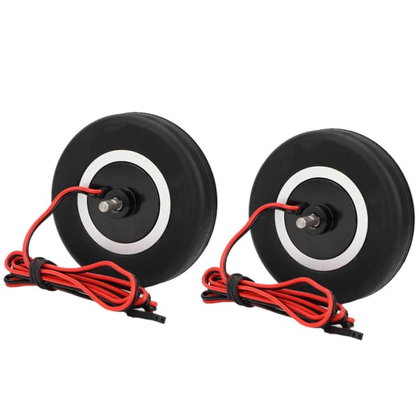 65mm Gummihjul Bromssystem med 4mm Axel för RC Flygplan