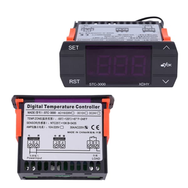 STC 3000 Digital Temperaturregulator Termostat 220V 30A