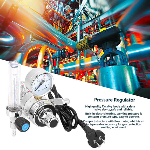 CO2-säädin painemittari hitsaustyökalu 220V