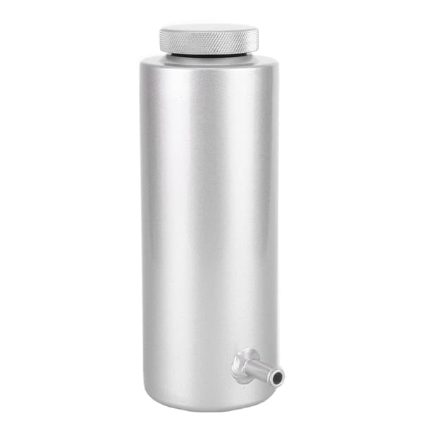 Køler Aluminium Kølevæske Spild Reservoir Tank 800ml Universal Bil Sølv