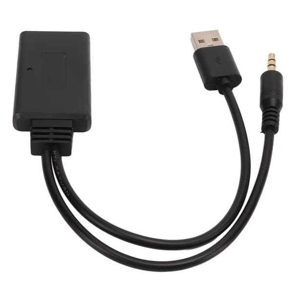 Universal Bluetooth 5.0 Mottaker Bil Stereo Audio Adapter USB Aux Kabel for Bil