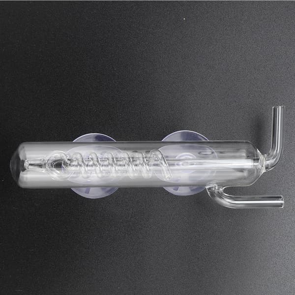 Transparent Glas Akvarium CO2 Bubbelräknare Extern Mätare