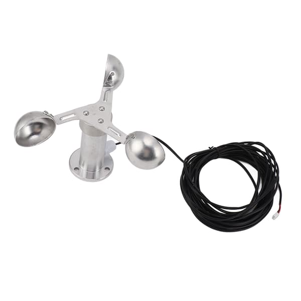 Vindhastighetssensor i legering 3-kopps anemometer 0-3,8V