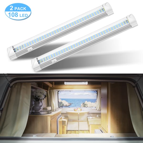 FBA DC12V LED-sisävalaistus RV-lamput 2 kpl
