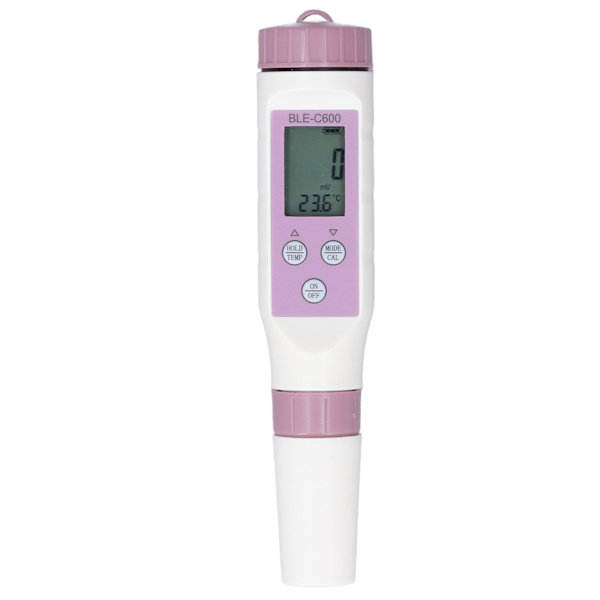 Trådløs pH-tester 7 i 1 EC ORP SG Testing Bakgrunnsbelyst Samtidig Datavisning Vanntester