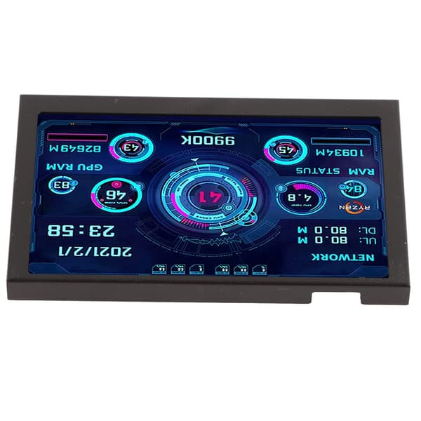 PC CPU GPU RAM -datanäyttö 5 tuuman IPS USB C -lämpötilanäyttö