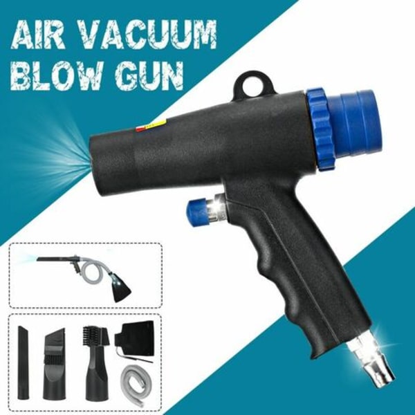 Mini högtrycksluftkompressor 2 i 1 pistoltyp blås-/sugpistol Energisparande pneumatiskt rengöringsverktyg
