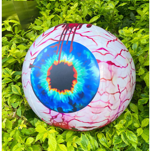 Halloween puhallettava hehkuva silmäpallo koristeellinen kevyt vesiranta ulkona kelluva pallo hehkuva pallo (50cm)