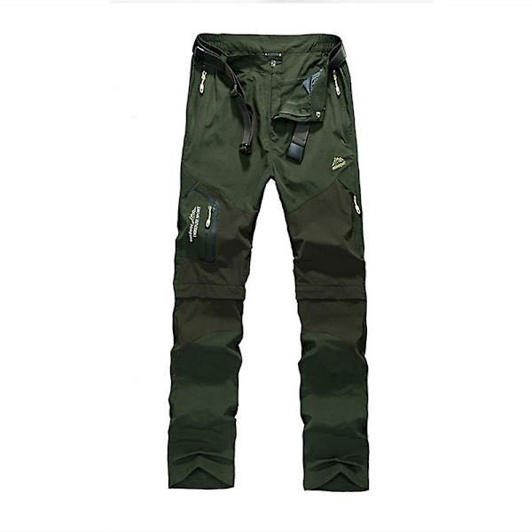 Vedenpitävät ulkoiluhousut Military green 4XL