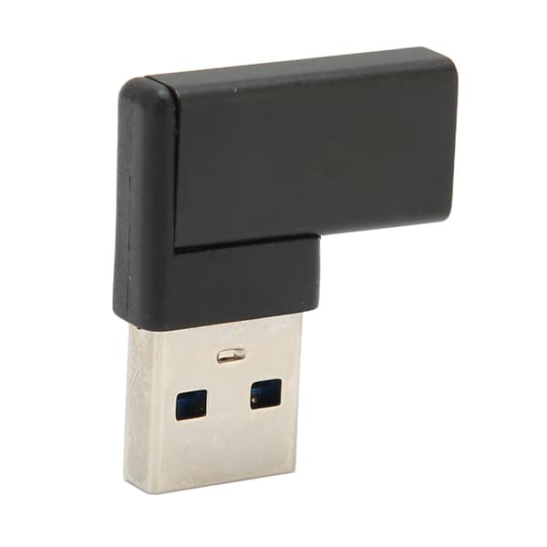 Rettvinklet USB til USB C Adapter 90 Graders Plug and Play USB 3.0 A til USB C Adapter for Laptoper Telefon PC