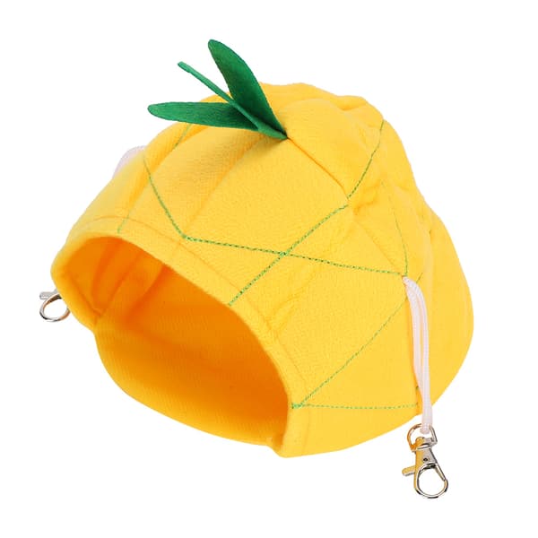 Gyllene Hamster Varm Hängande Säng Vinter Sovkoja Litet Djur Lekhus Ananas Design