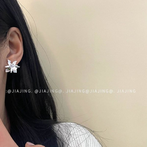 Øreringe 925 Sølvsmykker Flower Stud Fashion Jewelry Ac7921