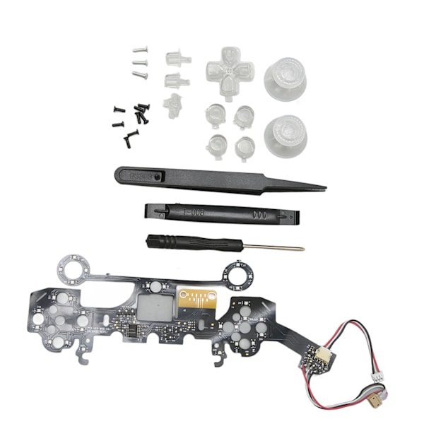 PS5 Controller DIY Belysta D-Pad Knappar Kit Multi Färger Hemknapp