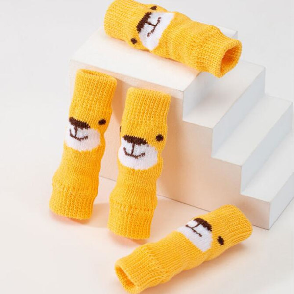 Keskikokoiset ja pienet koirat ja lemmikit Four Seasons -kevätsukat yellow M-3-8 catties