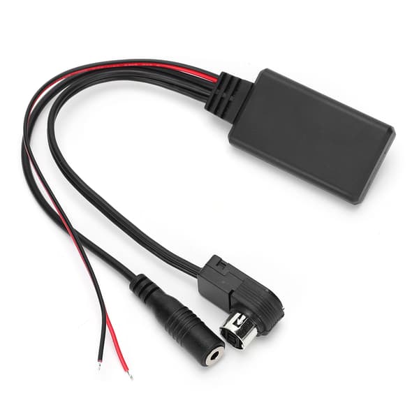Bluetooth AUX-kabeladapter med mikrofon til håndfri opkald til Alpine-radioer