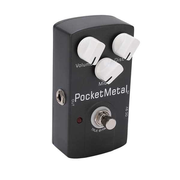 Elektrisk Gitarr Effekt Pedal Pocket Metal True Bypass Enkel Instrumenttillbehör