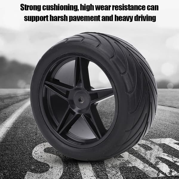 1 10 Skala RC Bil Universal Däck 85mm Reservdelar