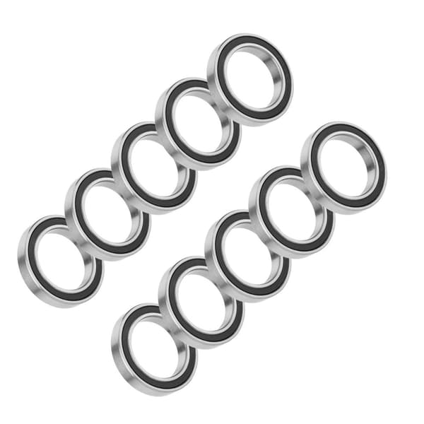 10 st 25mm 37mm 7mm Gummitätade Spårkullager