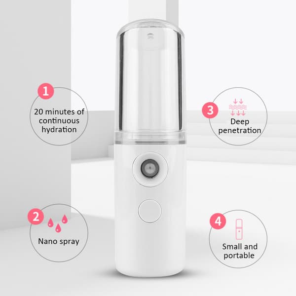 25 ml Nano Atomisering Tågesprøjte Ansigtsfugtighedsspray Vitamin
