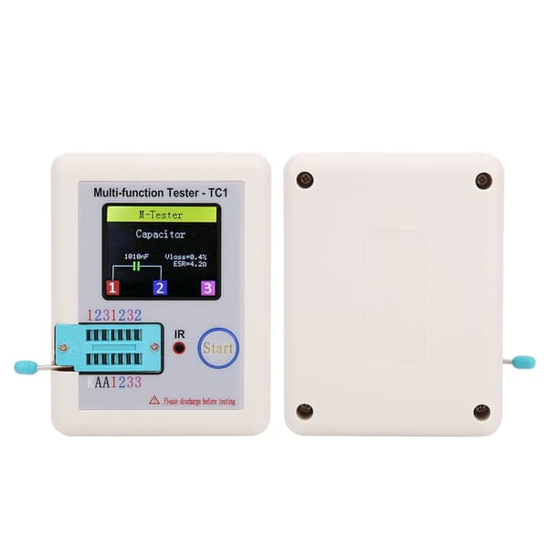 Multifunktionel Transistor Tester med 1,8 tommer TFT-skærm - LCR-TC1