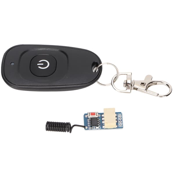 Trådlös Fjärrkontroll Switch DC12V Enkelknappsrelä RF-sändare Bilfjärrkontroll Smart Hem
