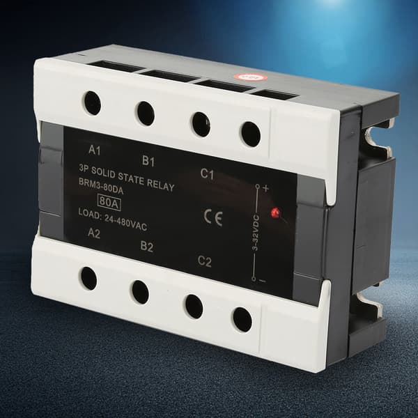 BRM3-80DA 3-fase solid state-relé 24-480VAC laststyring