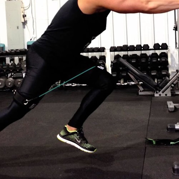 Pehmustetut reisihihnat Resistance Band Gym Voimaharjoittelu Köydet Nilkkahihnat