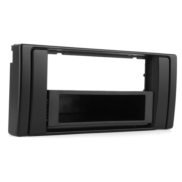 1 Din Stereo Radio Fascia Dash Panel Ram Interiörtillbehör Passar för 5-serien E39 X5 E53