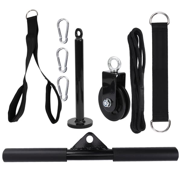 9-delars DIY Träningsutrustningsset Laststift Triceps Pulldown Remhjulssystem