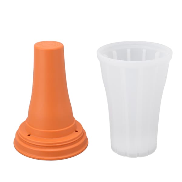Slushie Maker Mugg 150ml Snabbfrys Stor Kapacitet Orange Dryckesmaskin