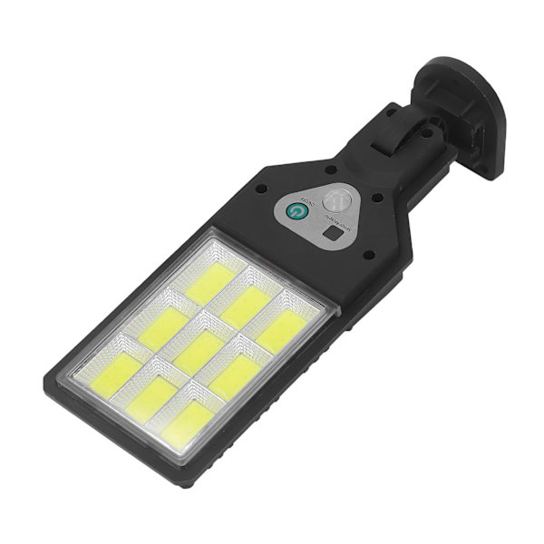 Högkänslig rörelsesensor solcellslampa med fjärrkontroll - Solcellsensorlampa IP64 vattentät COB vit belysning