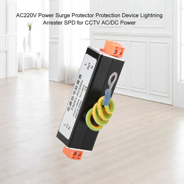 AC220V Overspenningsvern SPD for CCTV AC DC Strøm