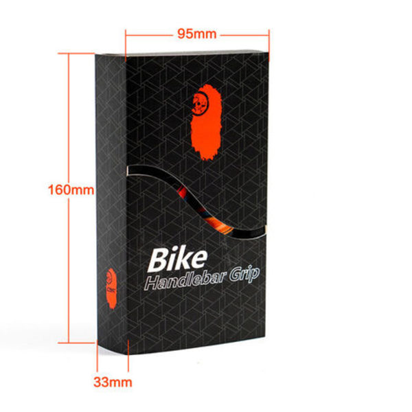 Ergonomiske cykelstyr, gummi TPR cykelgreb med aluminiumslås MTB-styrgreb til 22 mm cykelstyr
