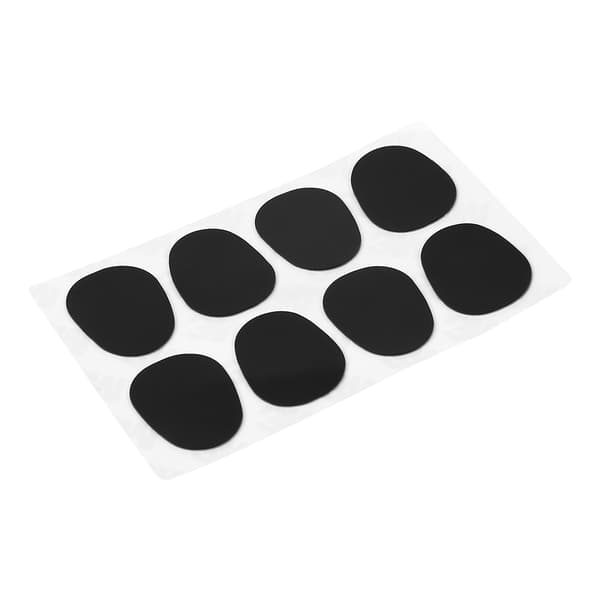 Saksofon Munnstykke Patch Pad Cushion Stor Oval 0.5mm Svart for Sopran Alt Tenor Saksofon Klarinett