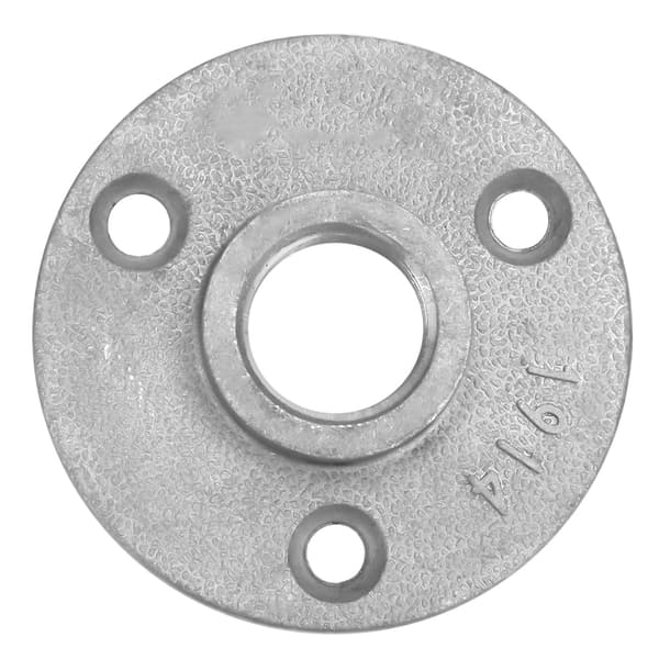 Aluminiumlegering 65mm DN15 3 Håls Fläns Rörbas Gänga Golvfläns 10 st