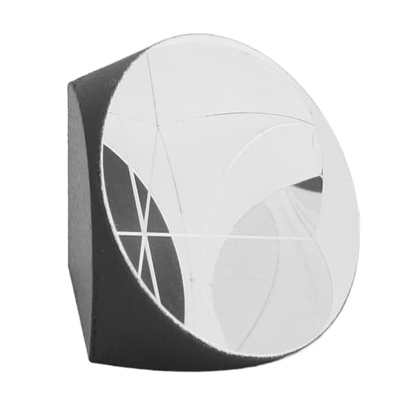 Hörnkub Prisma Optiskt Glas Belagd Polerad Hög Precision 25,4 mm Trihedral Retroreflektor