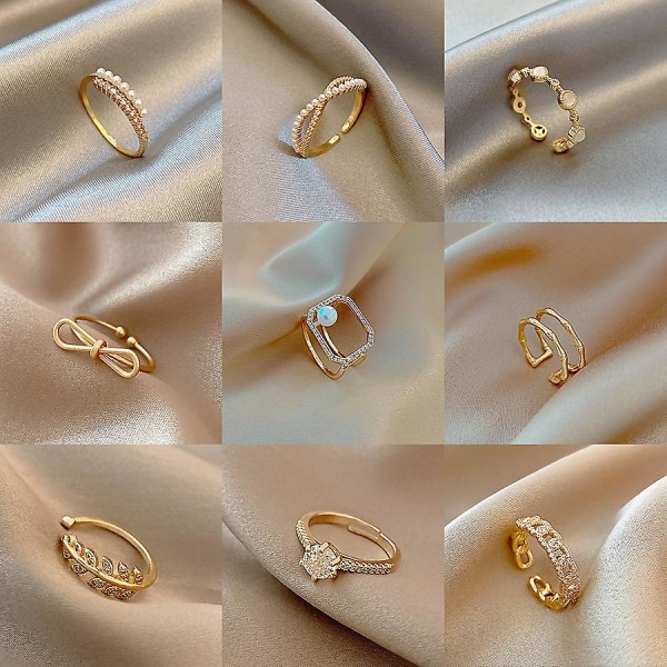 Ring Pearl Justerbar Tjejer&#39; Modesmycken Ac3886 A58