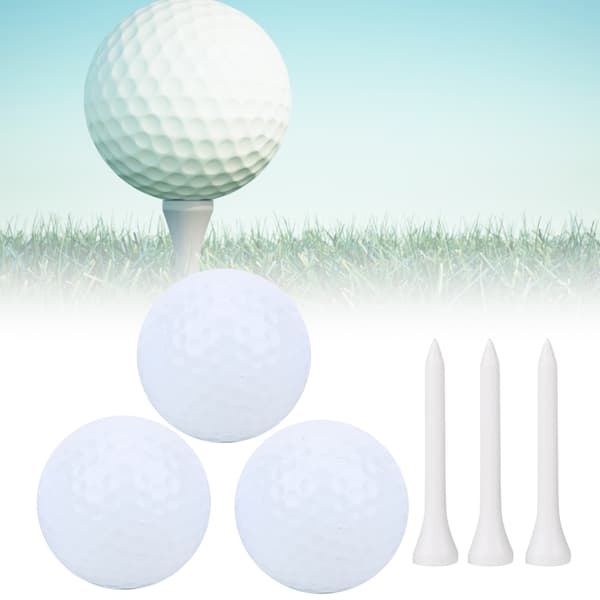 Lærveske for golfball-tee-tilbehør, multifunksjonell bærende oppbevaringsveske for midjen