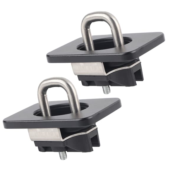 2 stk. Rustfrit Stål Tyrestang Beslag Til Lasteplads Side Tilbehør Til F150 Serie 1998‑2014 Sort